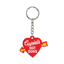 Load image into Gallery viewer, Cupid&#39;s Hot Dogs Keychain
