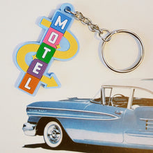 Load image into Gallery viewer, Motel Sign Keychain