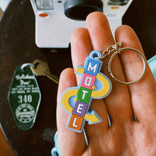 Load image into Gallery viewer, Motel Sign Keychain