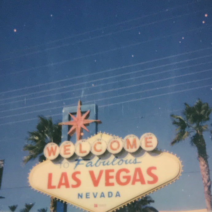 Las Vegas on Polaroid