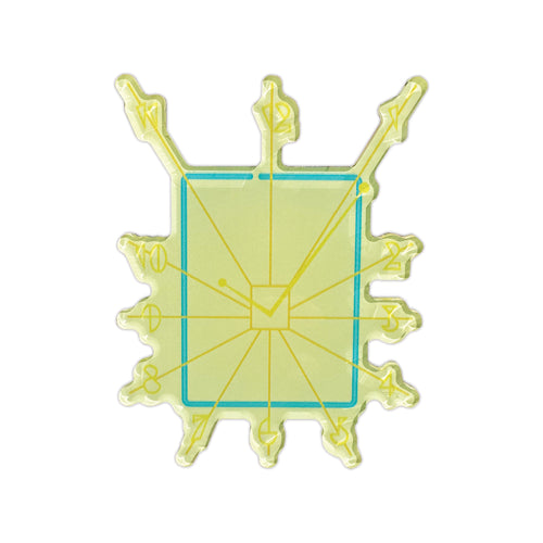 BW Clock Magnet