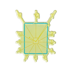 BW Clock Magnet