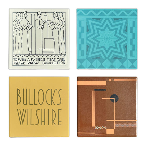 BW Ceramic Coaster Set