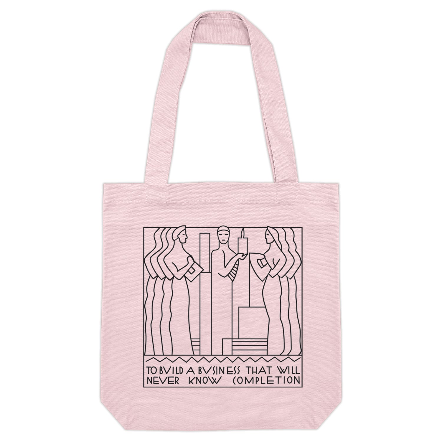 BW Pink Tote Bag – Merch Motel