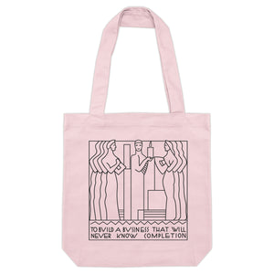 BW Pink Tote Bag