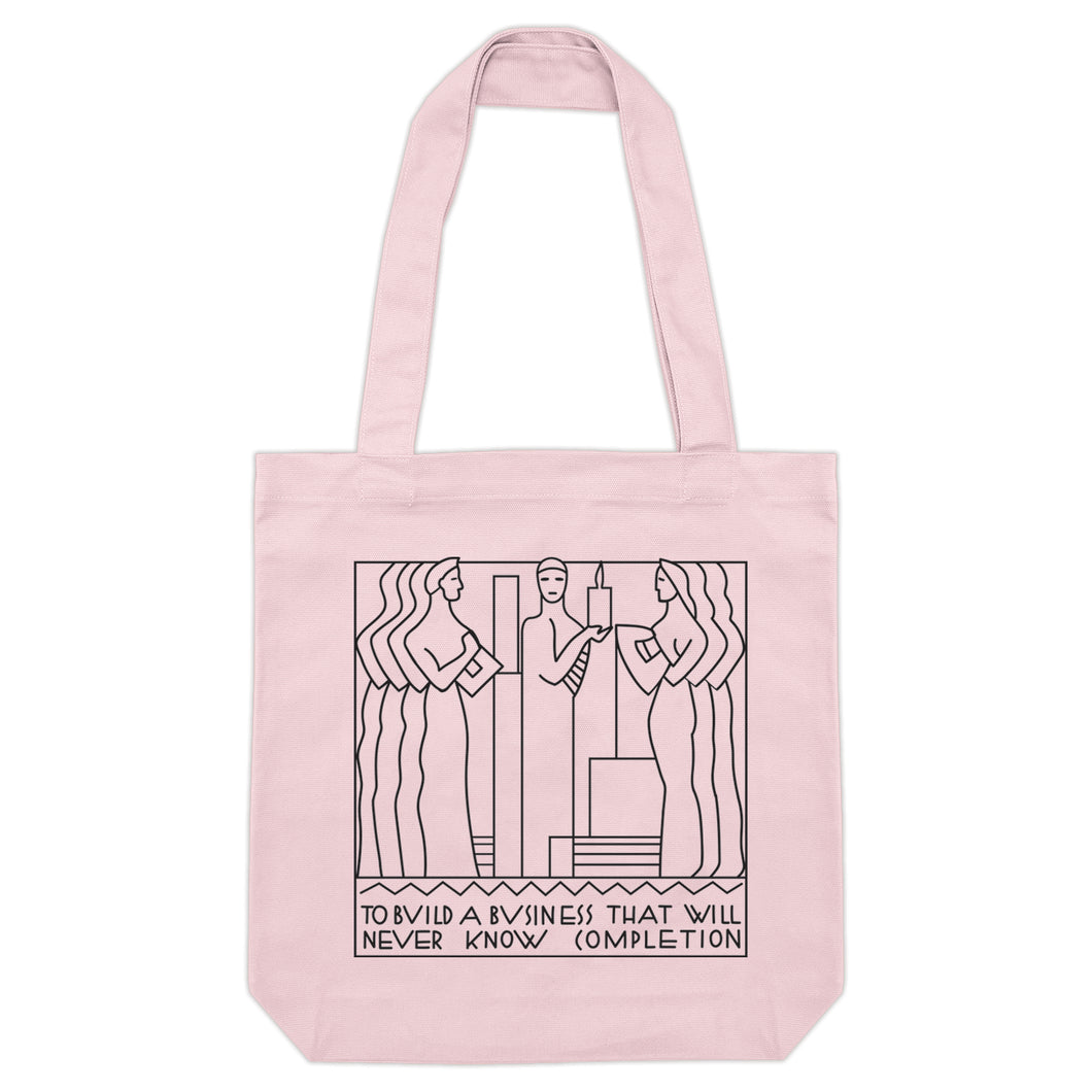 BW Pink Tote Bag
