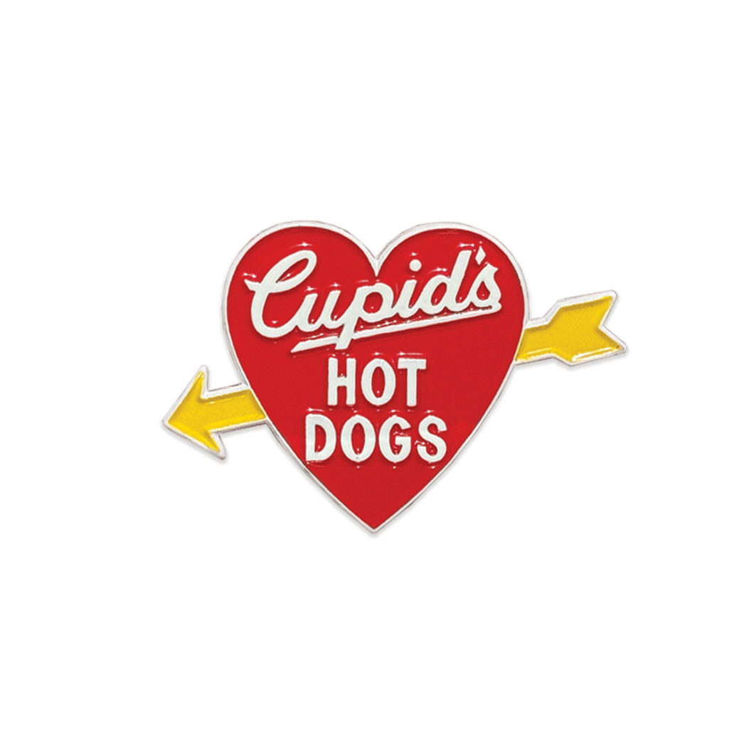 Cupid's Hot Dogs Pin