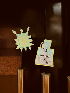 BW Clock Magnet