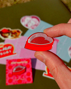 Heart-Shaped Tub Pin