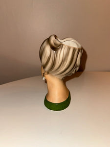 Vintage Lady Head Vase