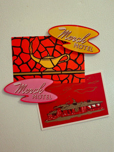 Merch Motel Magnet (Yellow)