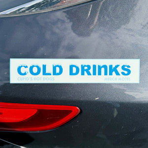 Cupid's Cold Drinks Car Magnet