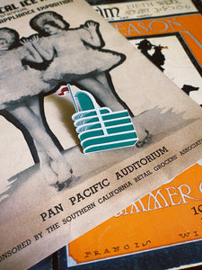 Pan-Pacific Auditorium Pin