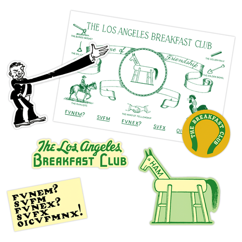 LA Breakfast Club Sticker Pack