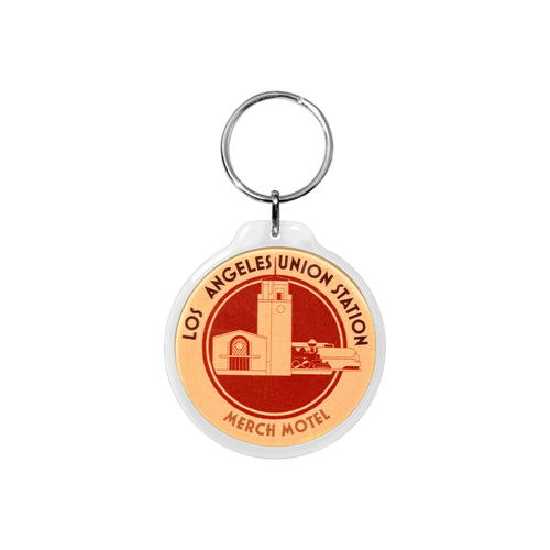 Union Station Round Keychain