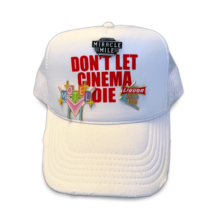 LIMITED EDITION Merch Motel X Don't Let Cinema Die Trucker Hat 6