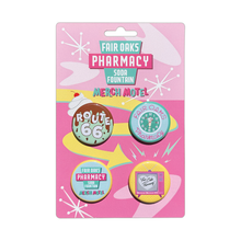 Load image into Gallery viewer, Fair Oaks Pharmacy Button Pack