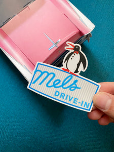 Mel's Drive-In Santa Monica Sticker