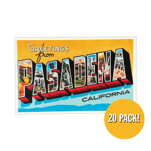 Pasadena Postcard Pack by Greetings Tour