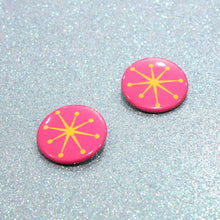 Load image into Gallery viewer, Retro 1950s Starburst Button by Merch Motel